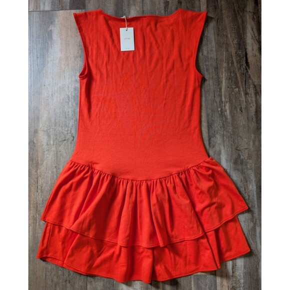 NEW Aritzia Wilfred Goodlux Bloomsbury Dress Size Medium in Poppy Red NWT - Picture 5 of 6